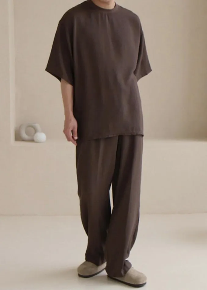 The Frankie Shop Brax Pants 8211 Brown Men Clothing