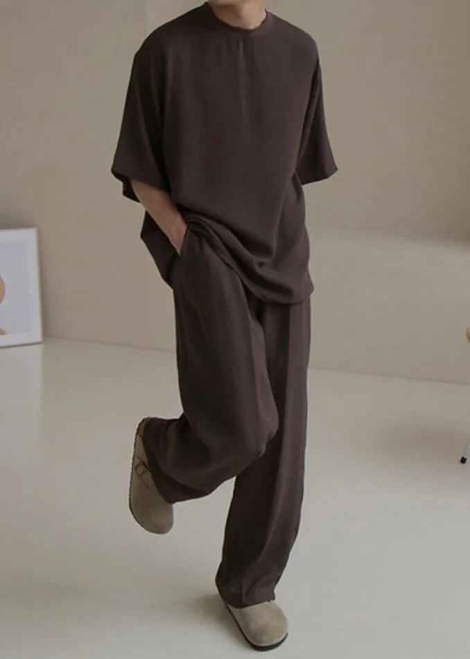 The Frankie Shop Brax Pants 8211 Brown Men Clothing