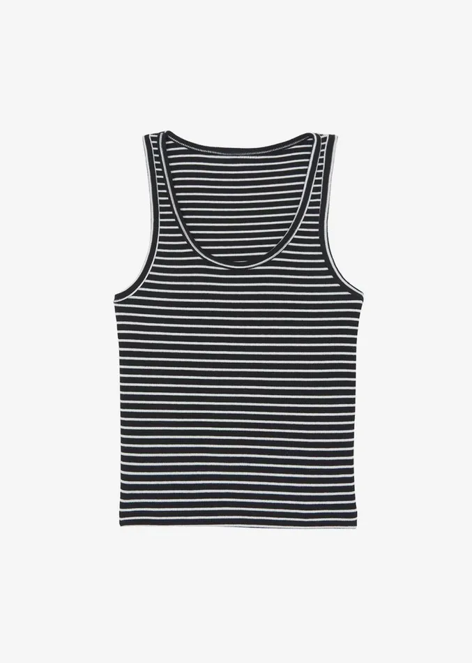 The Frankie Shop Bryn Tank Top 8211 White Stripe Women Clothing