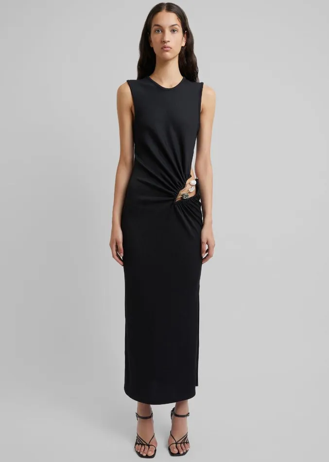 The Frankie Shop Christopher Esber Folia Float Buckle Tank Dress 8211 Black Women Dresses The Frankie Shop Christopher Esber Folia Float Buckle Tank Dress 8211 Black Women Dresses