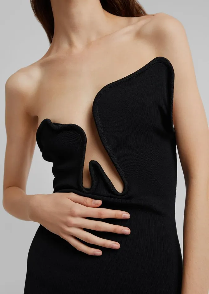 The Frankie Shop Christopher Esber Salacia Wire Strapless Dress 8211 Black Women Dresses The Frankie Shop Christopher Esber Salacia Wire Strapless Dress 8211 Black Women Dresses