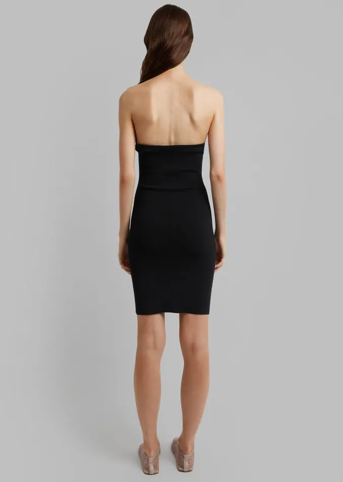 The Frankie Shop Christopher Esber Salacia Wire Strapless Dress 8211 Black Women Dresses