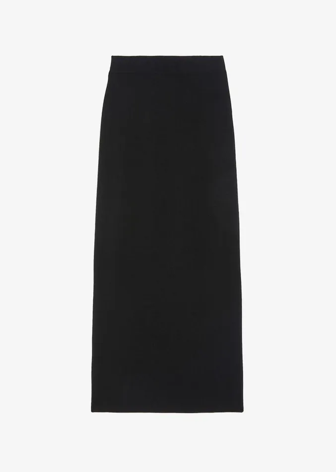 The Frankie Shop Clover Knit Skirt 8211 Black Women Clothing