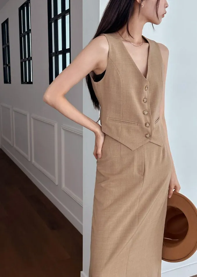 The Frankie Shop Cornelia Maxi Skirt 8211 Brown Women Clothing