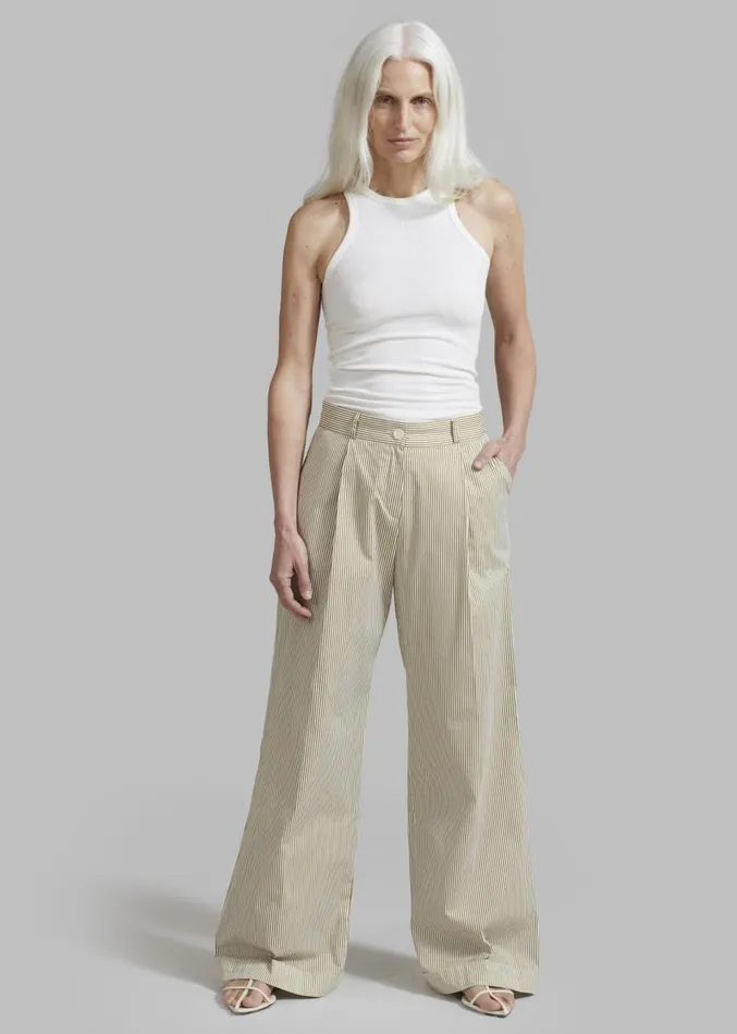 The Frankie Shop Corsy Ribbed Tank 8211 Optic White Women Loungewear