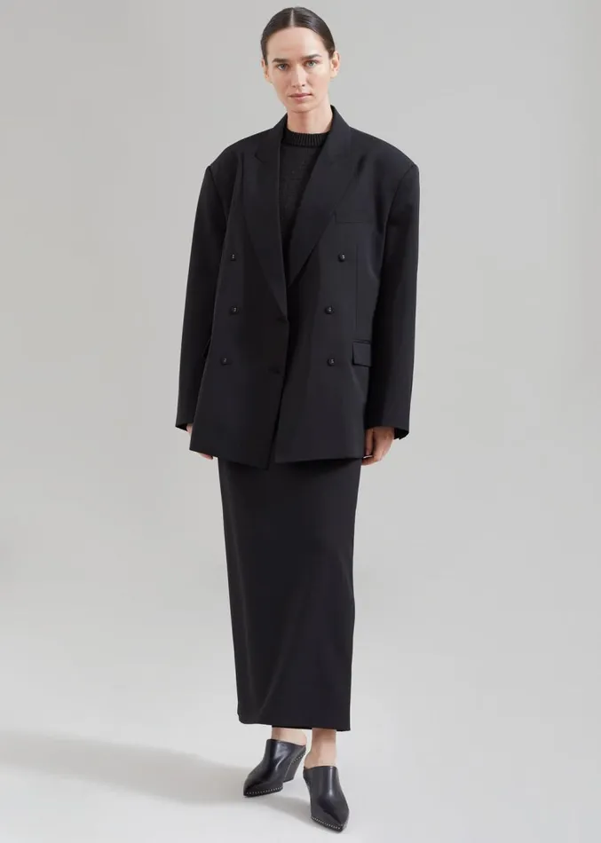 The Frankie Shop Demi Blazer 8211 Black Women Suits
