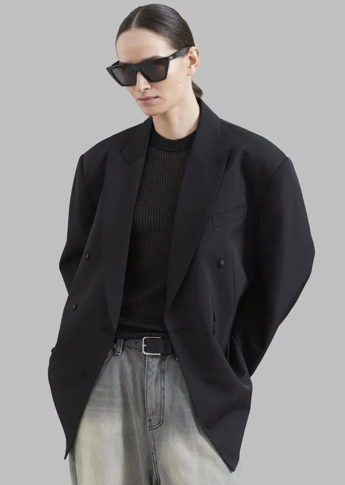 The Frankie Shop Demi Blazer 8211 Black Women Suits