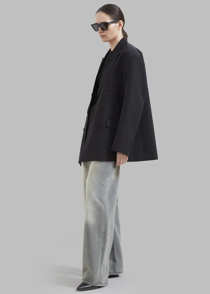 The Frankie Shop Demi Blazer 8211 Black Women Suits