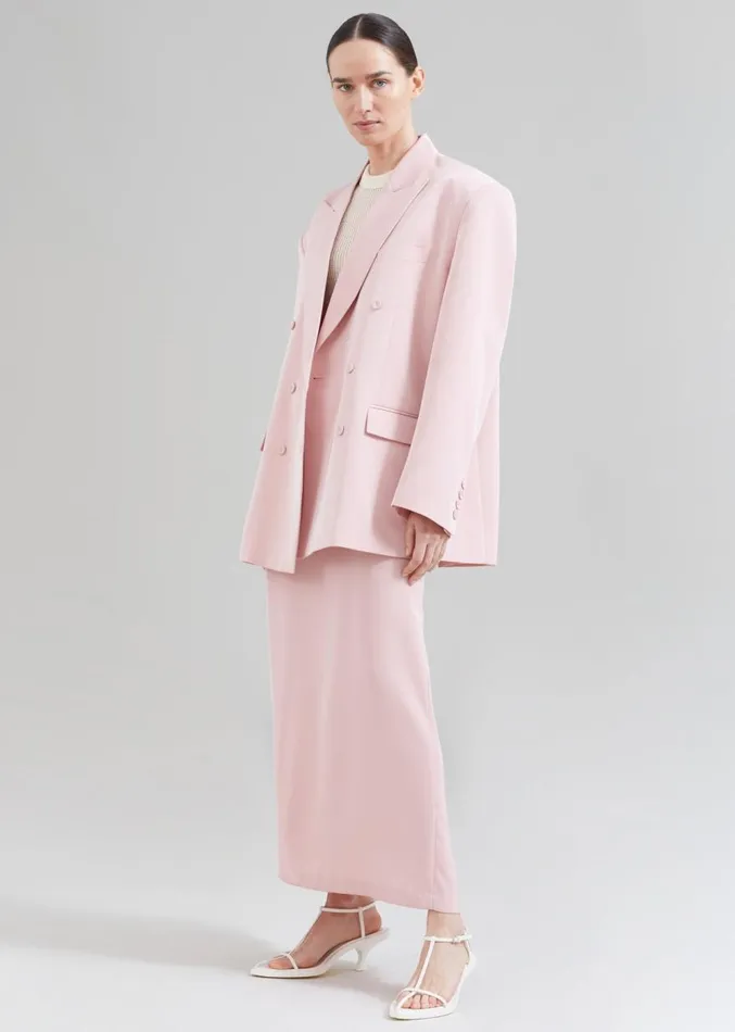 The Frankie Shop Demi Blazer 8211 Pink Women Clothing