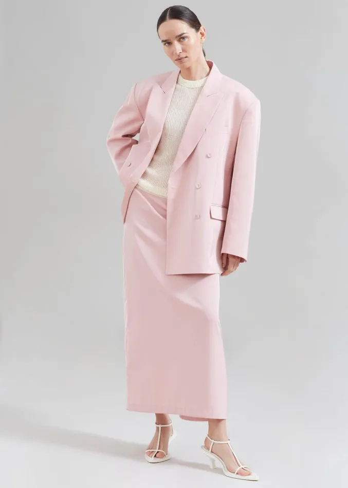 The Frankie Shop Demi Blazer 8211 Pink Women Clothing