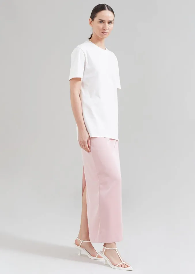 The Frankie Shop Demi Pencil Skirt 8211 Pink Women Clothing