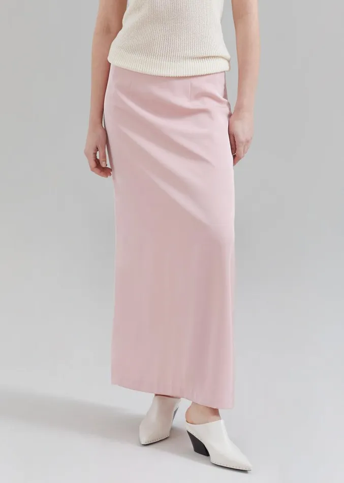 The Frankie Shop Demi Pencil Skirt 8211 Pink Women Clothing