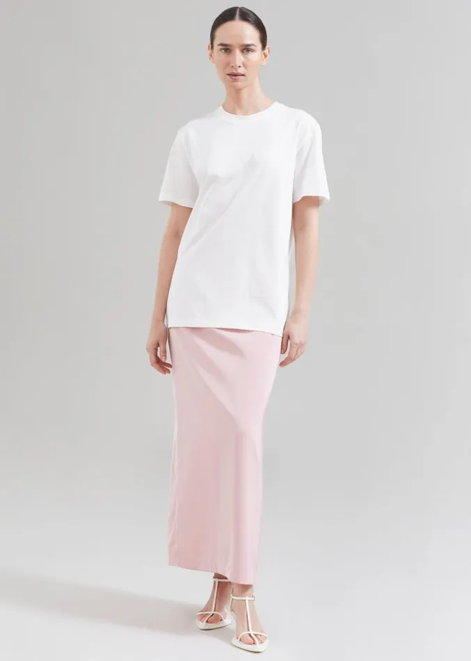 The Frankie Shop Demi Pencil Skirt 8211 Pink Women Clothing