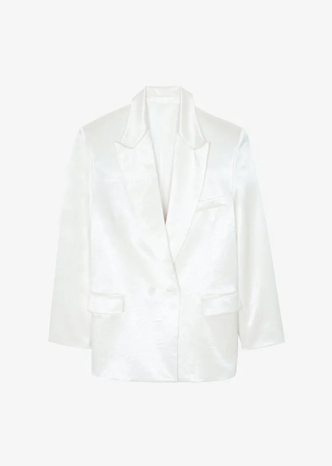 The Frankie Shop Elvira Blazer 8211 Ivory Women Clothing