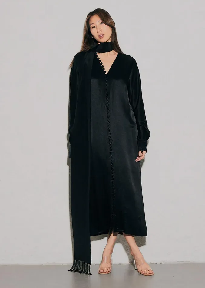 The Frankie Shop Envelope 1976 Cannes Dress 8211 Black Women Clothing