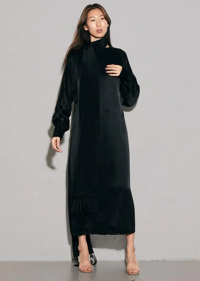 The Frankie Shop Envelope 1976 Cannes Dress 8211 Black Women Clothing