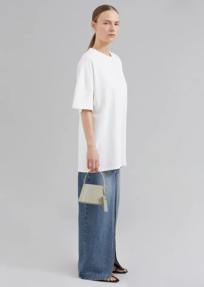 The Frankie Shop Faro Boxy Tee 8211 White WomenMen Tops