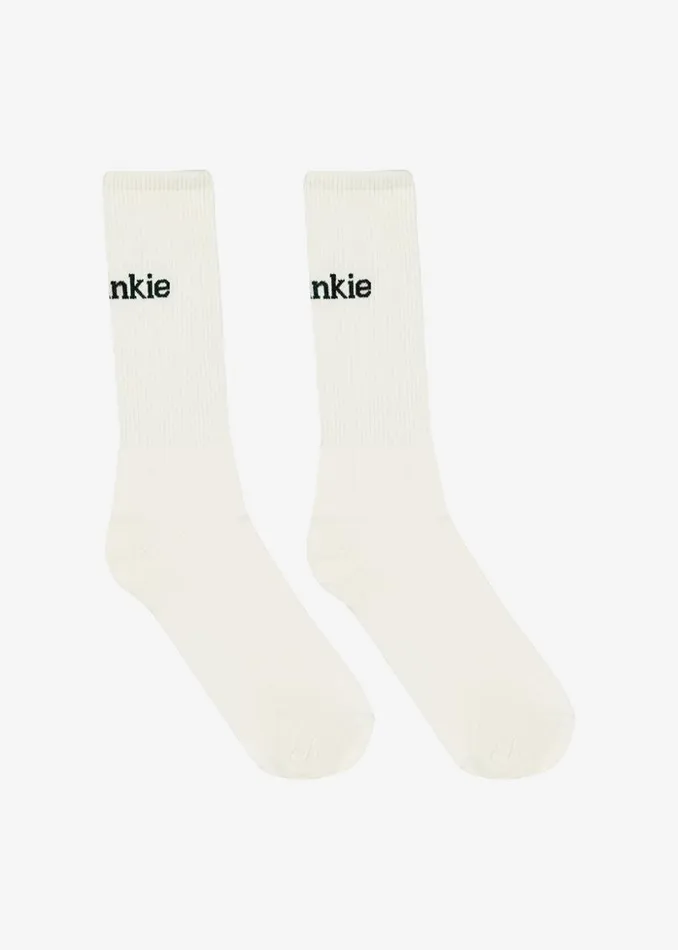 The Frankie Shop Frankie In English Ribbed Socks 8211 Vanilla MenWomen Accessories