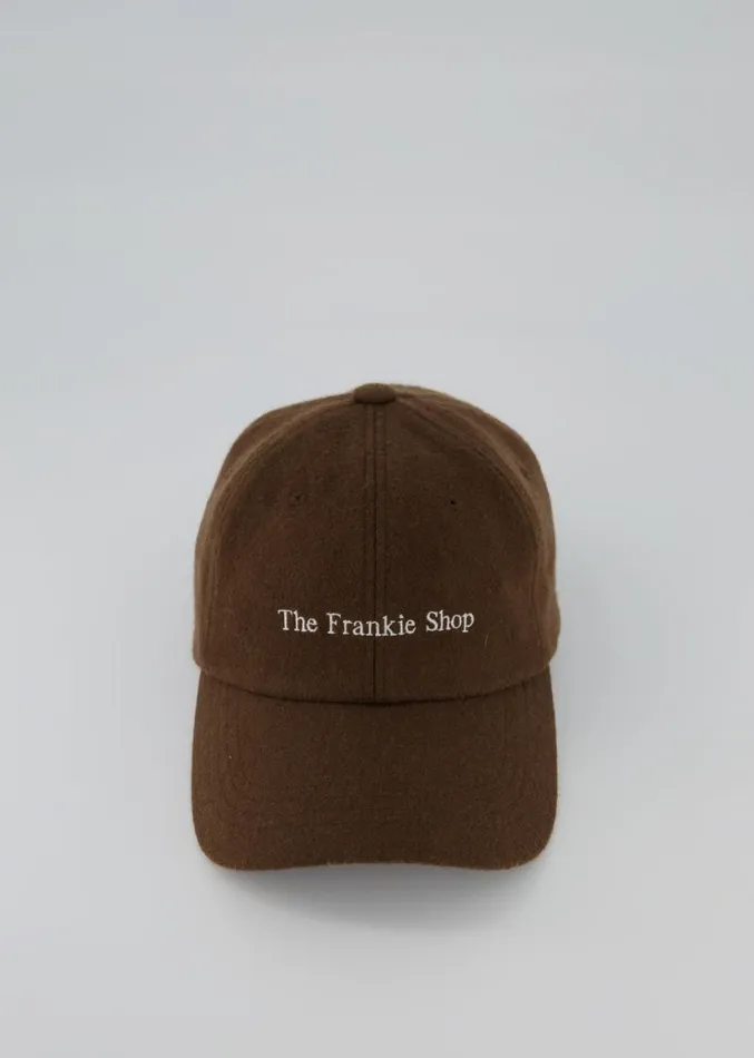 The Frankie Shop Frankie Wool Baseball Cap 8211 Chocolate MenWomen Accessories The Frankie Shop Frankie Wool Baseball Cap 8211 Chocolate MenWomen Accessories