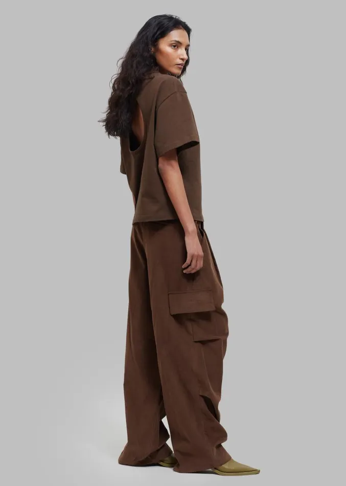 The Frankie Shop Garnett Corduroy Pants 8211 Brown MenWomen Bottoms