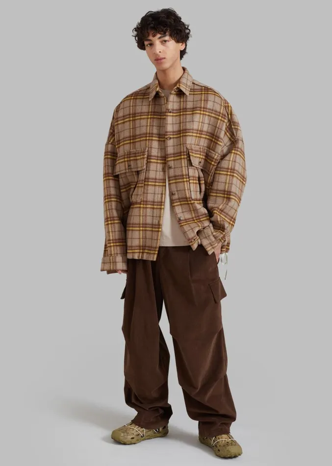 The Frankie Shop Garnett Corduroy Pants 8211 Brown MenWomen Bottoms