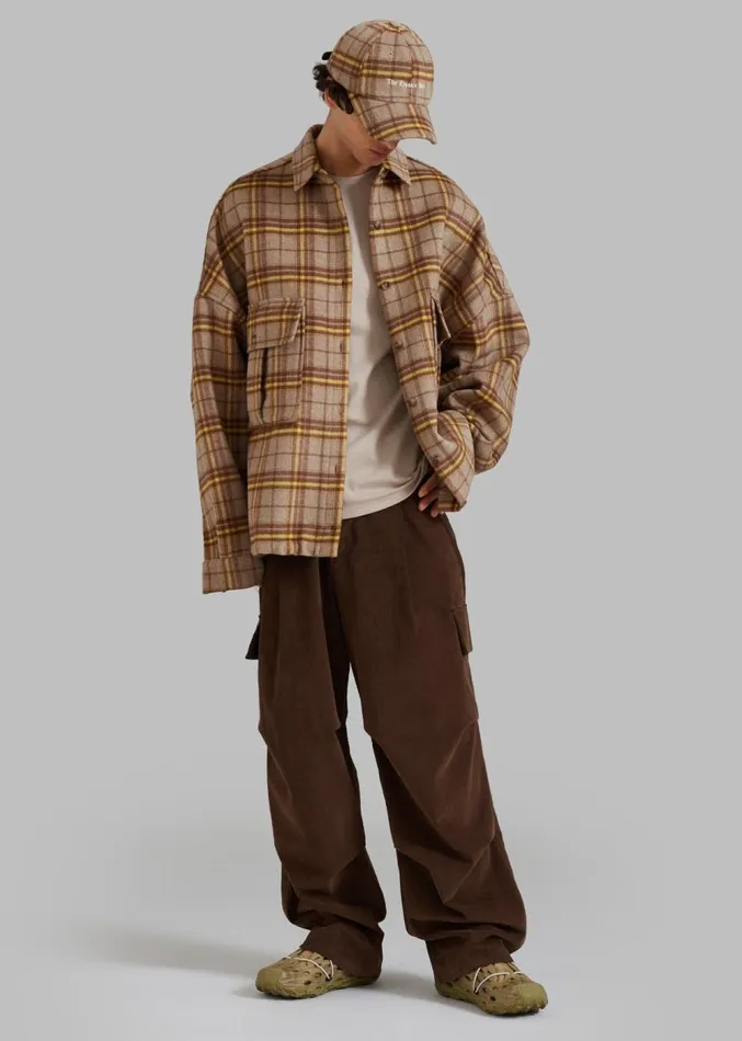 The Frankie Shop Garnett Corduroy Pants 8211 Brown MenWomen Bottoms