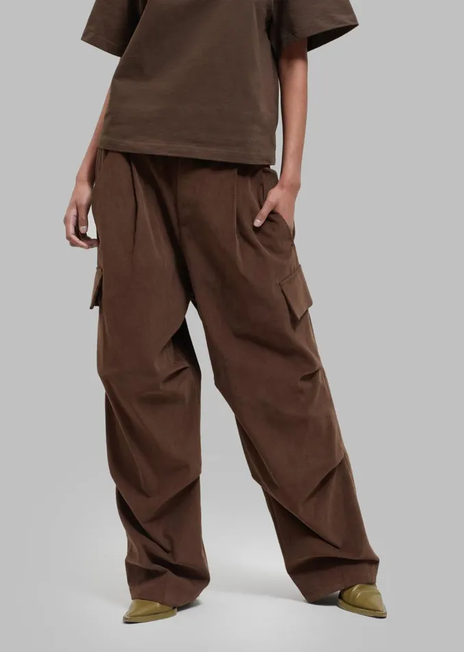 The Frankie Shop Garnett Corduroy Pants 8211 Brown MenWomen Bottoms