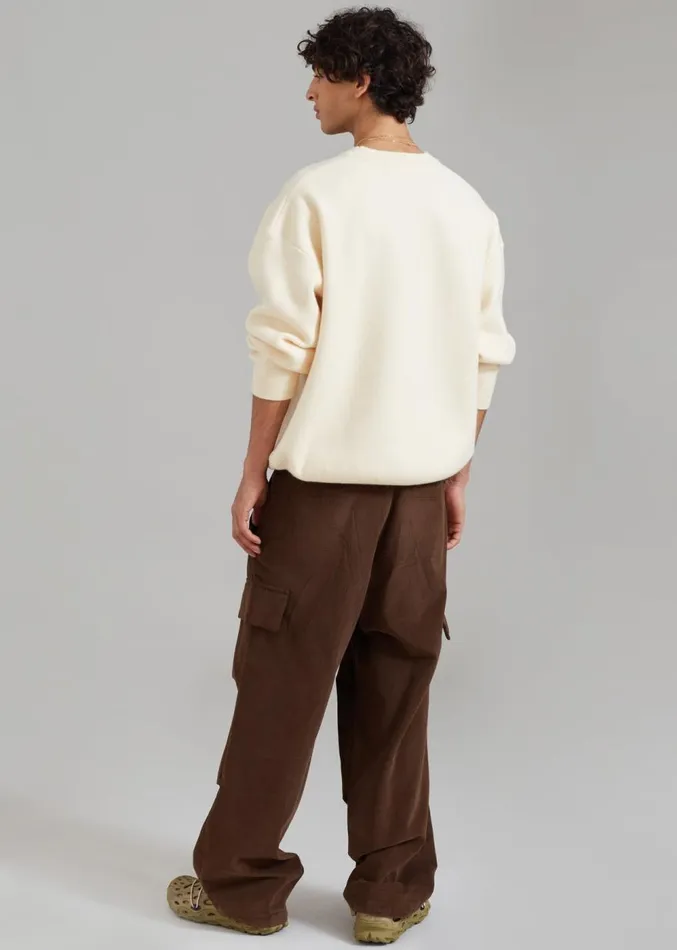 The Frankie Shop Garnett Corduroy Pants 8211 Brown MenWomen Bottoms