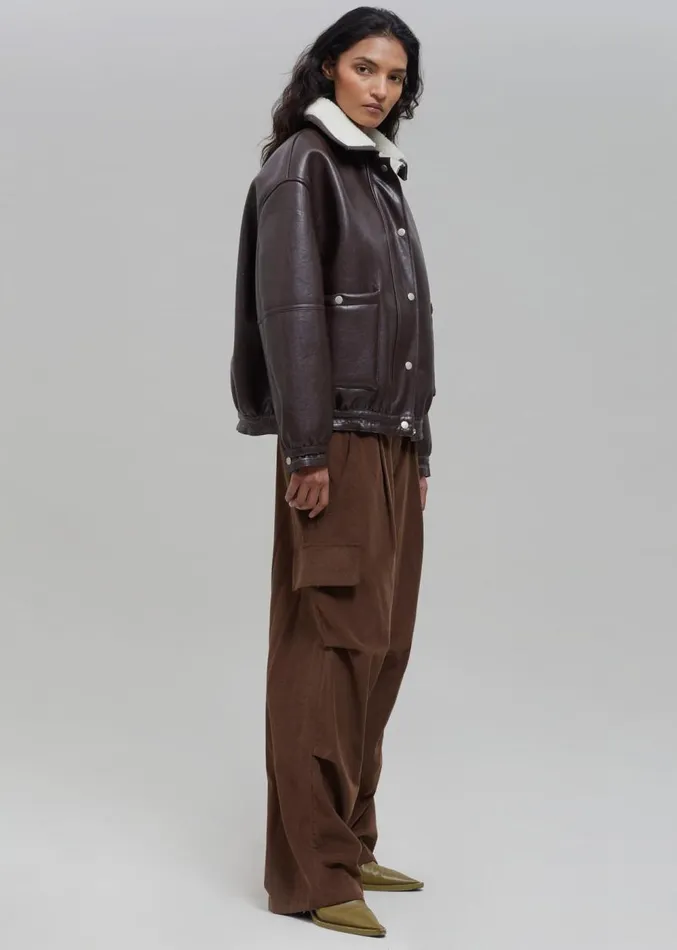 The Frankie Shop Garnett Corduroy Pants 8211 Brown MenWomen Bottoms
