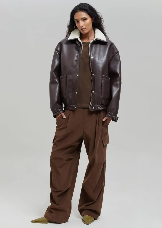 The Frankie Shop Garnett Corduroy Pants 8211 Brown MenWomen Bottoms