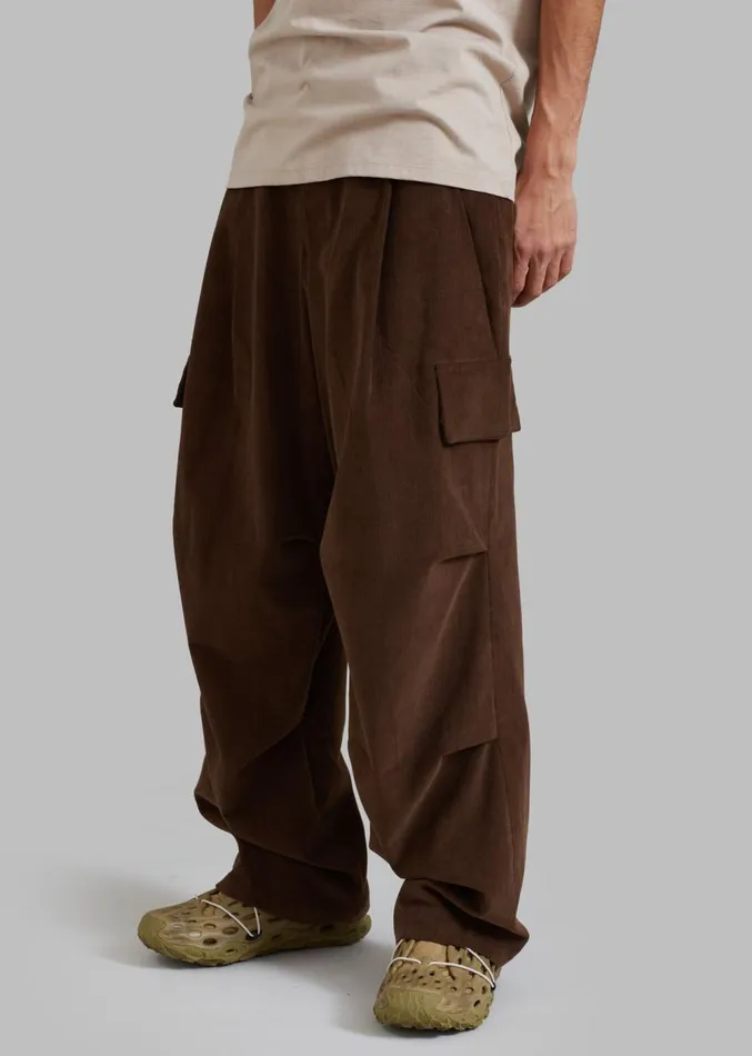 The Frankie Shop Garnett Corduroy Pants 8211 Brown MenWomen Bottoms