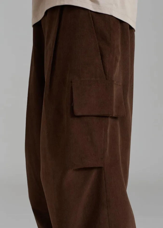 The Frankie Shop Garnett Corduroy Pants 8211 Brown MenWomen Bottoms