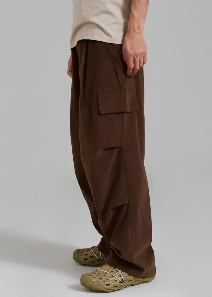 The Frankie Shop Garnett Corduroy Pants 8211 Brown MenWomen Bottoms