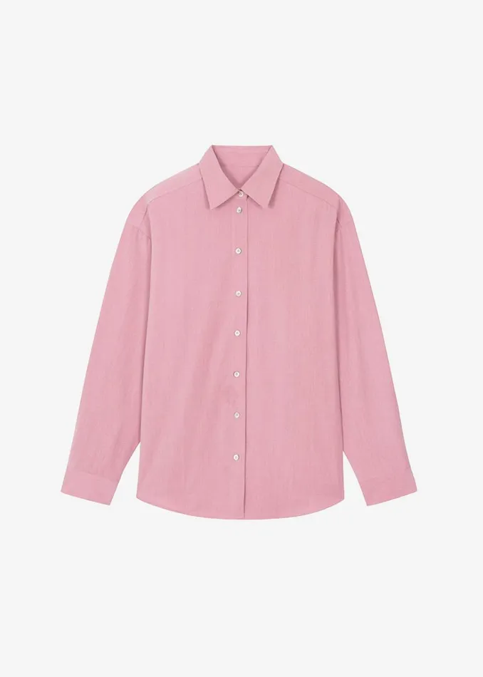 The Frankie Shop Gelso Shirt 8211 Rose Women Clothing