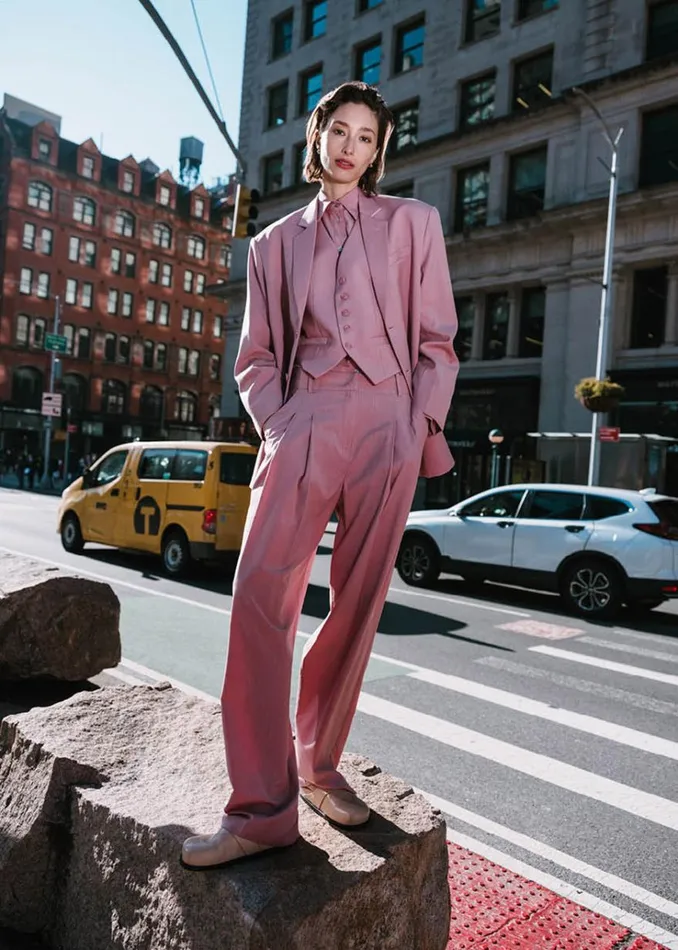 The Frankie Shop Gelso Waistcoat 8211 Rose Women Clothing