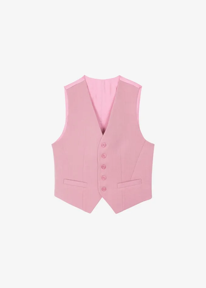 The Frankie Shop Gelso Waistcoat 8211 Rose Women Clothing