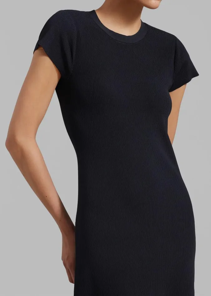 The Frankie Shop GESTUZ MonaGZ Open Back Dress 8211 Black Women Clothing