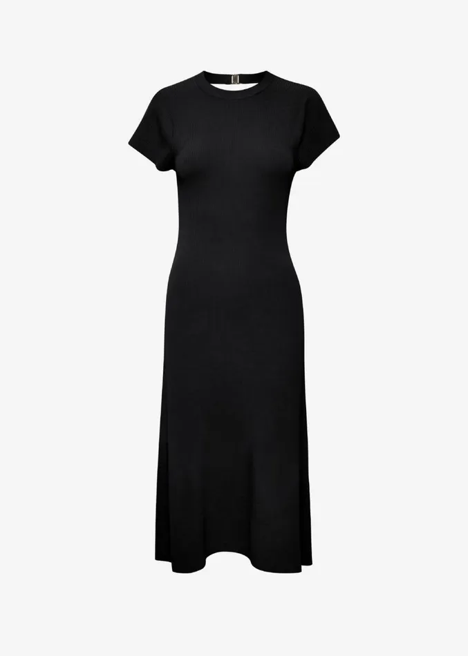The Frankie Shop GESTUZ MonaGZ Open Back Dress 8211 Black Women Clothing
