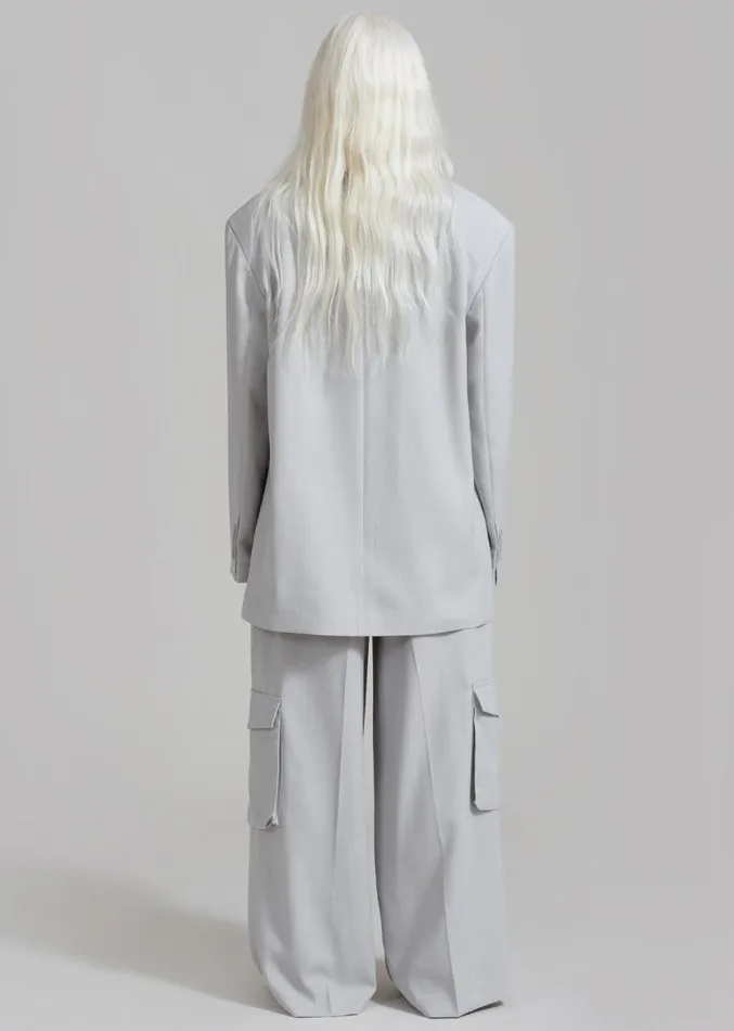 The Frankie Shop Gladys Blazer 8211 Grey Women Suits