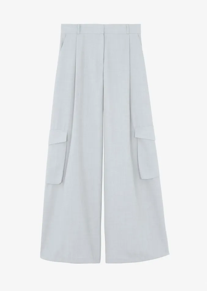 The Frankie Shop Gladys Cargo Pants 8211 Grey Women Suits
