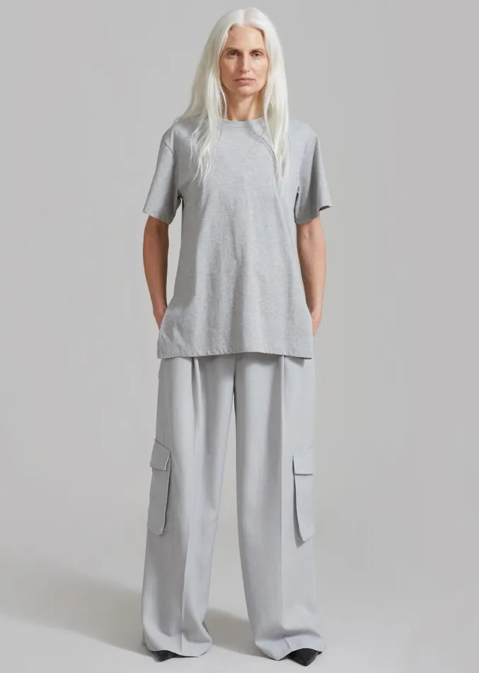 The Frankie Shop Gladys Cargo Pants 8211 Grey Women Suits
