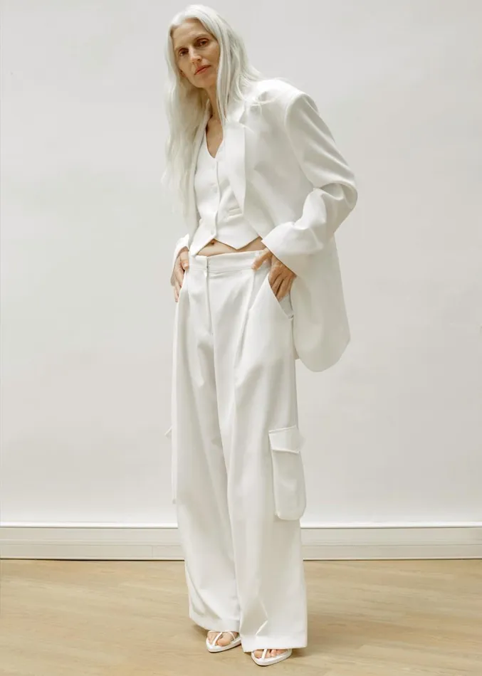 The Frankie Shop Gladys Vest 8211 White Women Suits