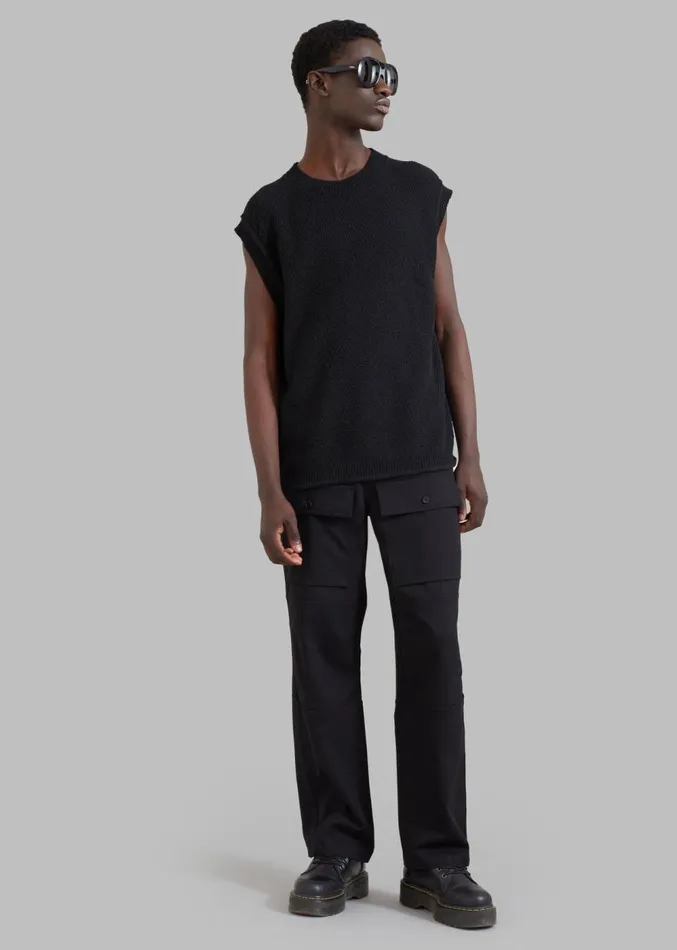 The Frankie Shop Grant Cargo Pants 8211 Black Men Suits