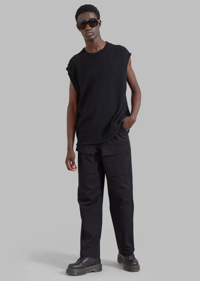 The Frankie Shop Grant Cargo Pants 8211 Black Men Suits