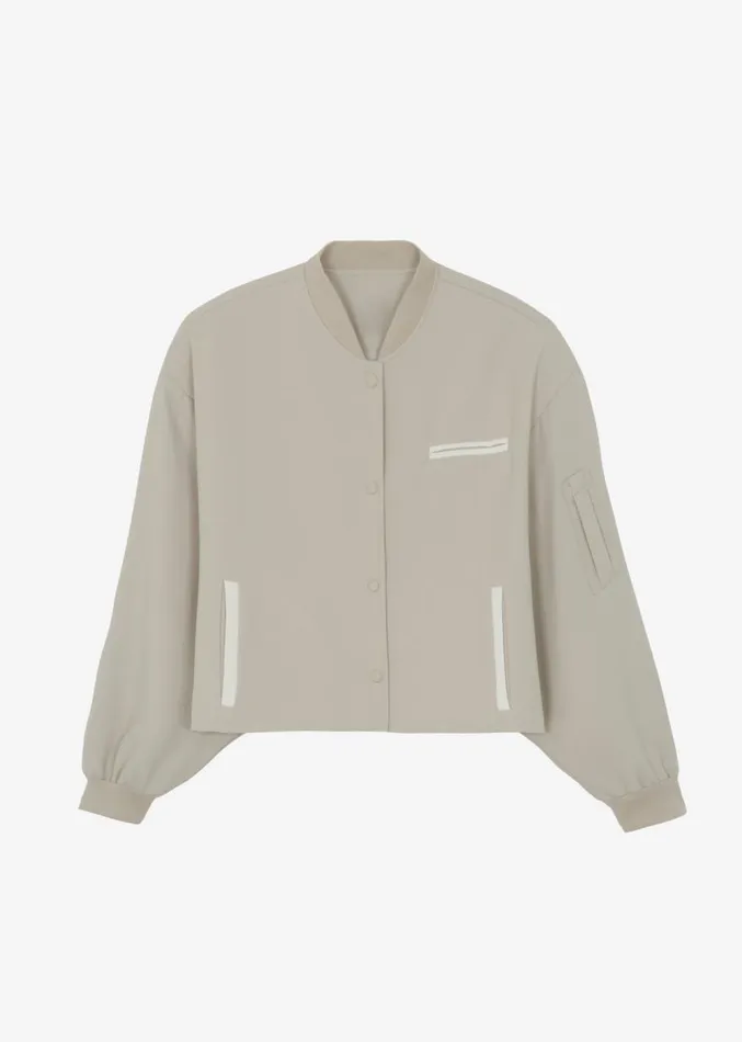 The Frankie Shop Hava Jacket 8211 Beige Women Clothing