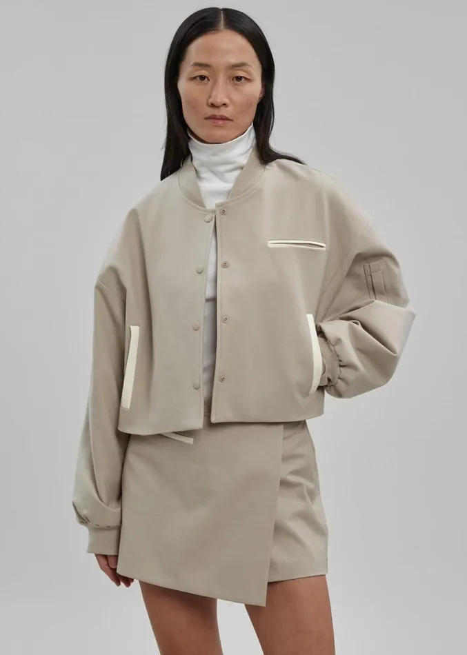 The Frankie Shop Hava Jacket 8211 Beige Women Clothing