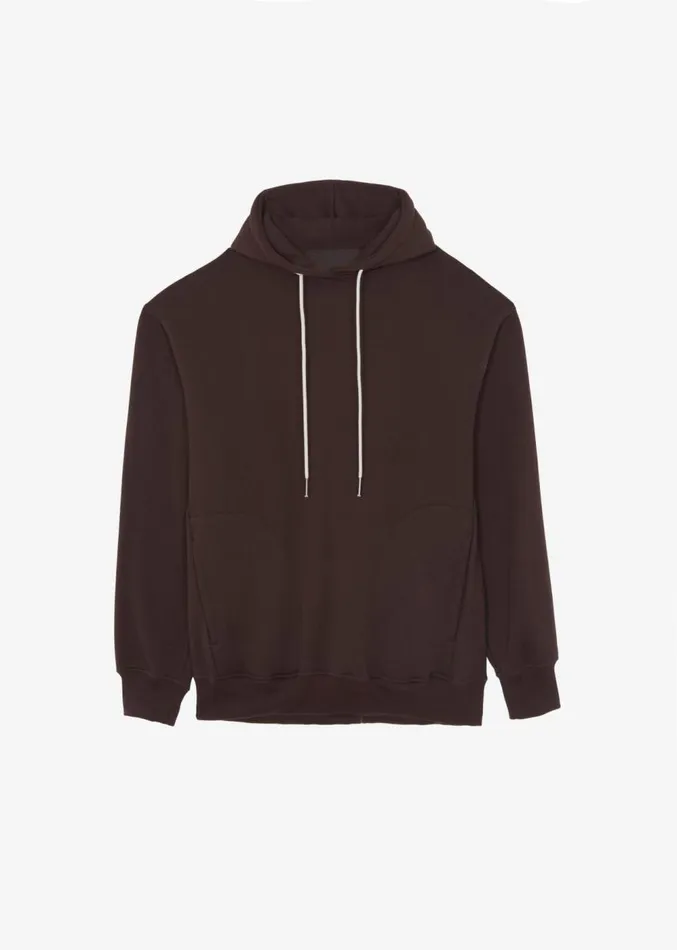 The Frankie Shop Hoops Hoodie 8211 Chocolate Plum WomenMen Loungewear