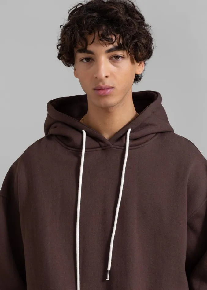 The Frankie Shop Hoops Hoodie 8211 Chocolate Plum WomenMen Loungewear