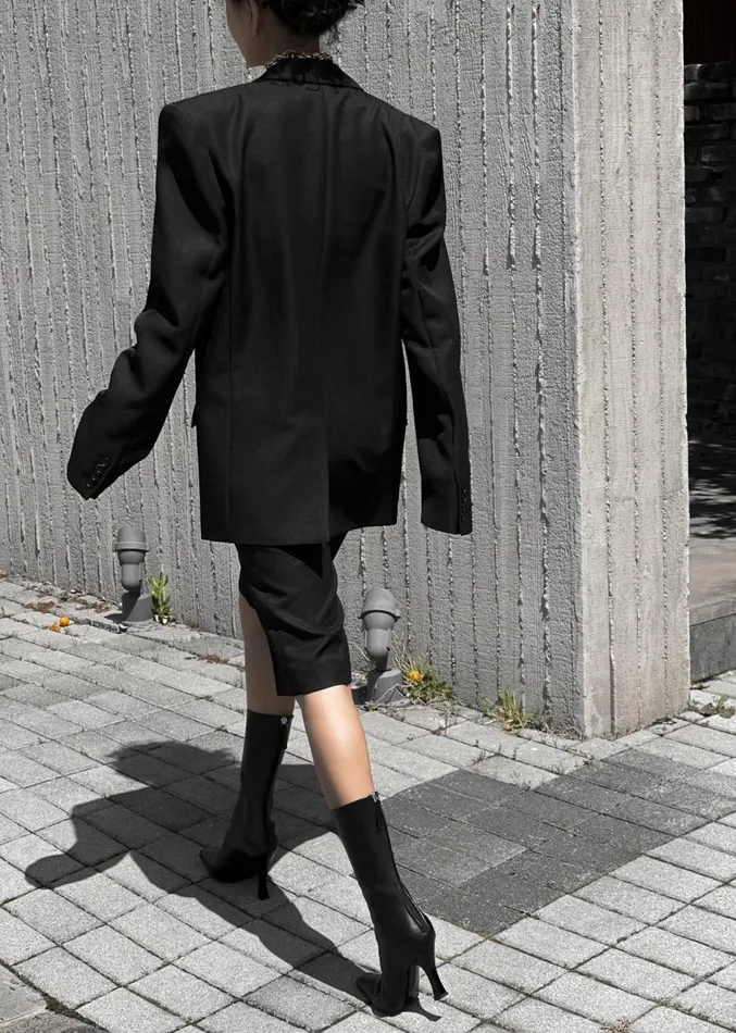The Frankie Shop Jun Blazer 8211 Black Women Outerwear