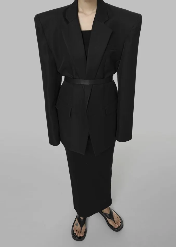The Frankie Shop Jun Blazer 8211 Black Women Outerwear